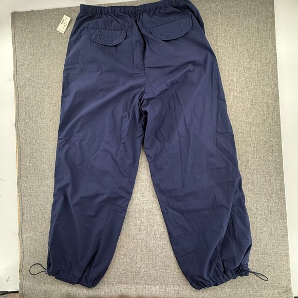 NEW! Aeropostale AERO‎ Parachute Pants Blue Pockets Small $59.95 Baggy Cotton - Picture 12 of 13